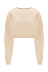 Cappuccino cotton sweatshirt -  | Wise