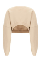 Cappuccino cotton sweatshirt -  | Wise