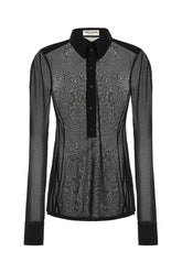 Black viscose blouse -  | Wise