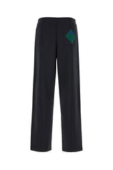 Black stretch viscose blend joggers -  | Wise