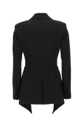 Black crêpe blazer -  | Wise