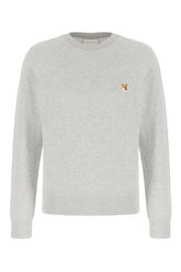 Melange grey cotton sweatshirt -  | Wise