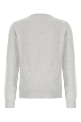 Melange grey cotton sweatshirt -  | Wise