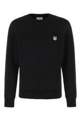 Black cotton sweatshirt -  | Wise