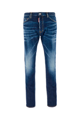 Jeans Cool Guy in misto denim stretch blu scuro -  | Wise