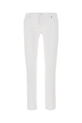 White stretch denim Jennifer jeans -  | Wise