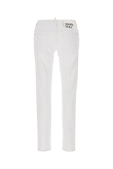 White stretch denim Jennifer jeans -  | Wise