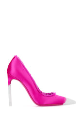 Fluo fuchsia fabric pumps -  | Wise