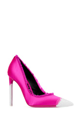 Fluo fuchsia fabric pumps -  | Wise