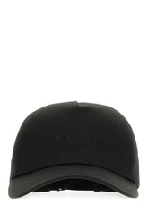 Black cotton blend baseball cap -  | Wise