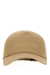 Beige cotton blend baseball cap -  | Wise