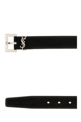 Black suede belt -  | Wise