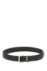 Black leather belt -  | Wise