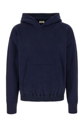 Navy blue cotton sweatshirt -  | Wise