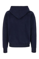 Navy blue cotton sweatshirt -  | Wise