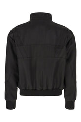 Bomber in misto viscosa nera -  | Wise