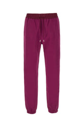 Pantalone jogging in cotone porpora -  | Wise