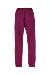 Pantalone jogging in cotone porpora -  | Wise