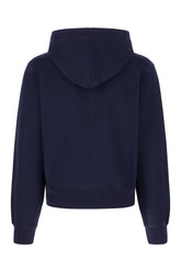 Navy blue cotton sweatshirt -  | Wise