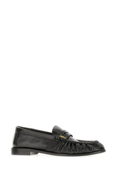 Black nappa leather loafers -  | Wise