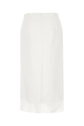 White cotton skirt -  | Wise