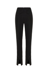 Black acetate pants -  | Wise