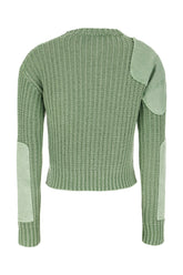 Green cotton sweater -  | Wise