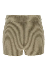 Shorts Acceso in misto cotone stretch verde kaki -  | Wise