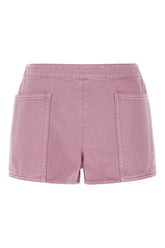 Shorts in cotone malva -  | Wise