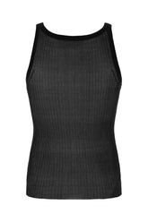 Black silk Bastia top -  | Wise