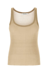 Top Bastia in seta beige -  | Wise