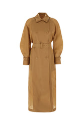 Camel organza oversize trench -  | Wise