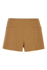 Shorts in cotone cammello -  | Wise