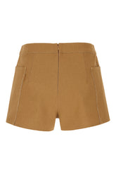 Shorts in cotone cammello -  | Wise