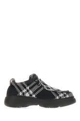 Embroidered fabric Creeper lace-up shoes -  | Wise