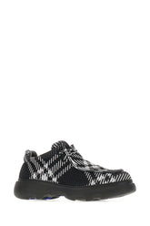 Embroidered fabric Creeper lace-up shoes -  | Wise