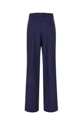 Pantalone Giorgia in lana blu navy -  | Wise