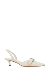 Ivory leather Voyou pumps -  | Wise