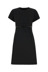 Black polyester blend dress -  | Wise