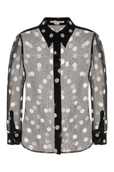 Printed silk blouse -  | Wise