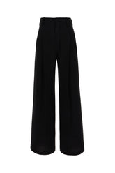 Pantalone in misto triacetato nero -  | Wise