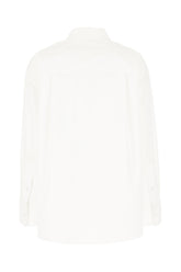 Camicia oversize in popeline bianco -  | Wise