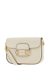 Ivory leather mini Horsebit 1955 crossbody bag -  | Wise