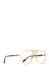 Gold metal glasses -  | Wise