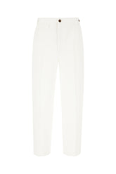 White cotton pants -  | Wise