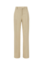 Sand viscose blend pants -  | Wise