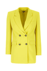 Acid green polyester blazer -  | Wise