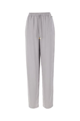 Grey acetate blend pants -  | Wise