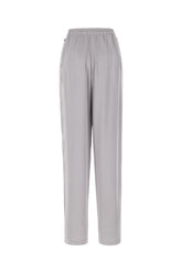 Grey acetate blend pants -  | Wise