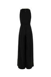 Black acetate blend jumpsuit -  | Wise